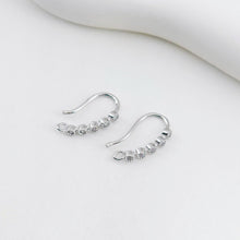 Load image into Gallery viewer, 18K Gold Plated Ear Wires, Cubic Pave Earring Hooks, Nickel Free, Fish Hooks, Ear Wires for Jewelry Making D0144