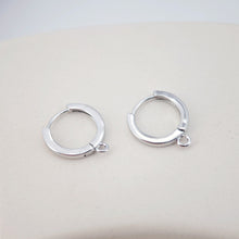 Load image into Gallery viewer, 4PCS Huggie Hoops Earring Hoop, 18K Gold Plated Leverback Ear Hoops, Gold Earring Making Findings for Jewelry Making D0149