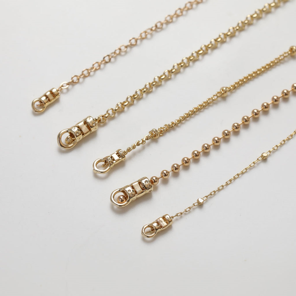 10pcs 14K Gold Plated Crimp End, Cord ends, Chain Crimps, Jewellery Making Findings GE134