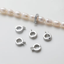 Load image into Gallery viewer, CZ Pave Clasp, Necklace Connector, 14K Gold/Silver Plated, Neckalce Bracelet Making Pendant, Jewelry Supply Finding GZ768