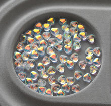 Load image into Gallery viewer, 10pcs Heart Glaze Beads, 7mm, Aurora, Glaze Loose Beads for Jewelry Making, Bracelet DIY Beads Finding GZ089