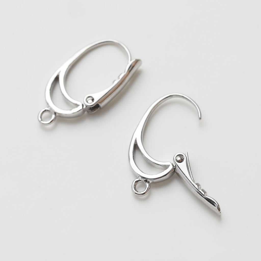 14K Gold Plated Oval Hoop Earring, Huggie Hoops Earring Parts, 10.7*19.3mm, Oval Hoop earring  for Jewelry Making JG023