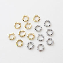 Load image into Gallery viewer, 10pcs Strong Open Jump Rings for Jewelry Making, Thickened Gold Plated Open Jump Ring,  8mm, Connectors, Jewelry Finding GZ221