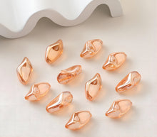 Load image into Gallery viewer, Irregular Glass Beads, Spacer Beads, 13x23mm, Crystal Glass Loose Beads for Jewelry Making, DIY Beads Finding GZ021