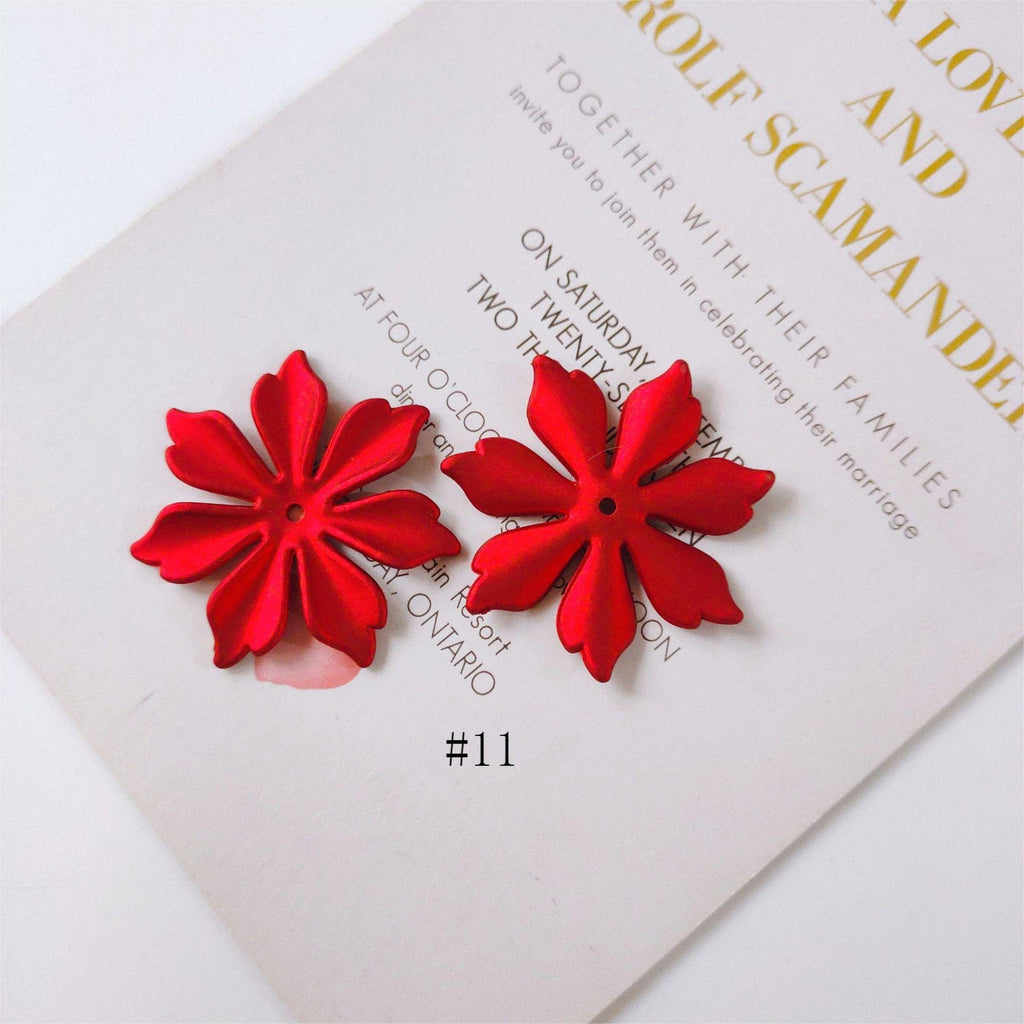 10pcs Cute Petals Flower Pendant, Resin Pendant for Jewelry Making, DIY Beads Finding MY108