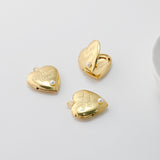 Shiny Heart Locket Charms, 18K Gold Plated, Key to my heart, Love Pendant, Necklace Making Pendants, Jewelry Findings S20433