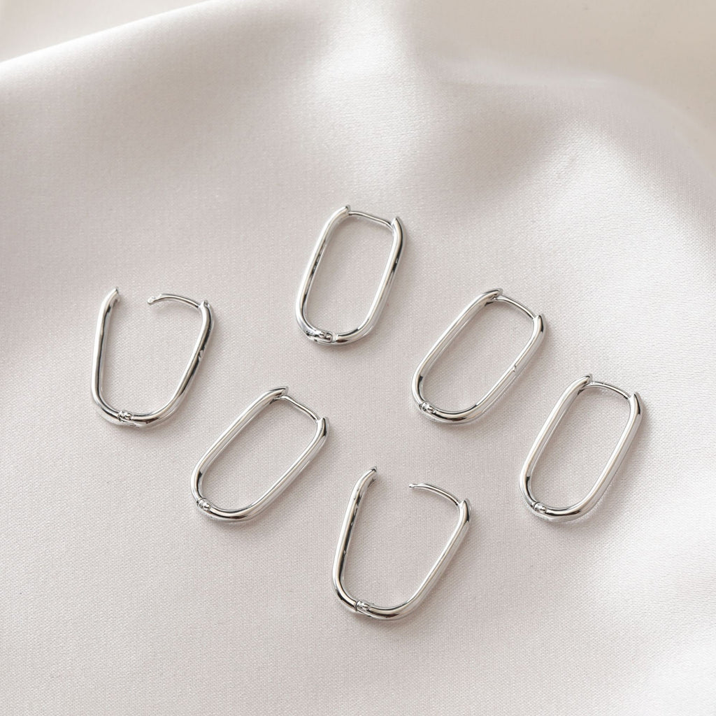 U Shape Earring Hoop, 14K Gold Plated, Huggie Hoops Earring Finding, Ear Hoops, 11.5*21mm, hoop earrings BB129